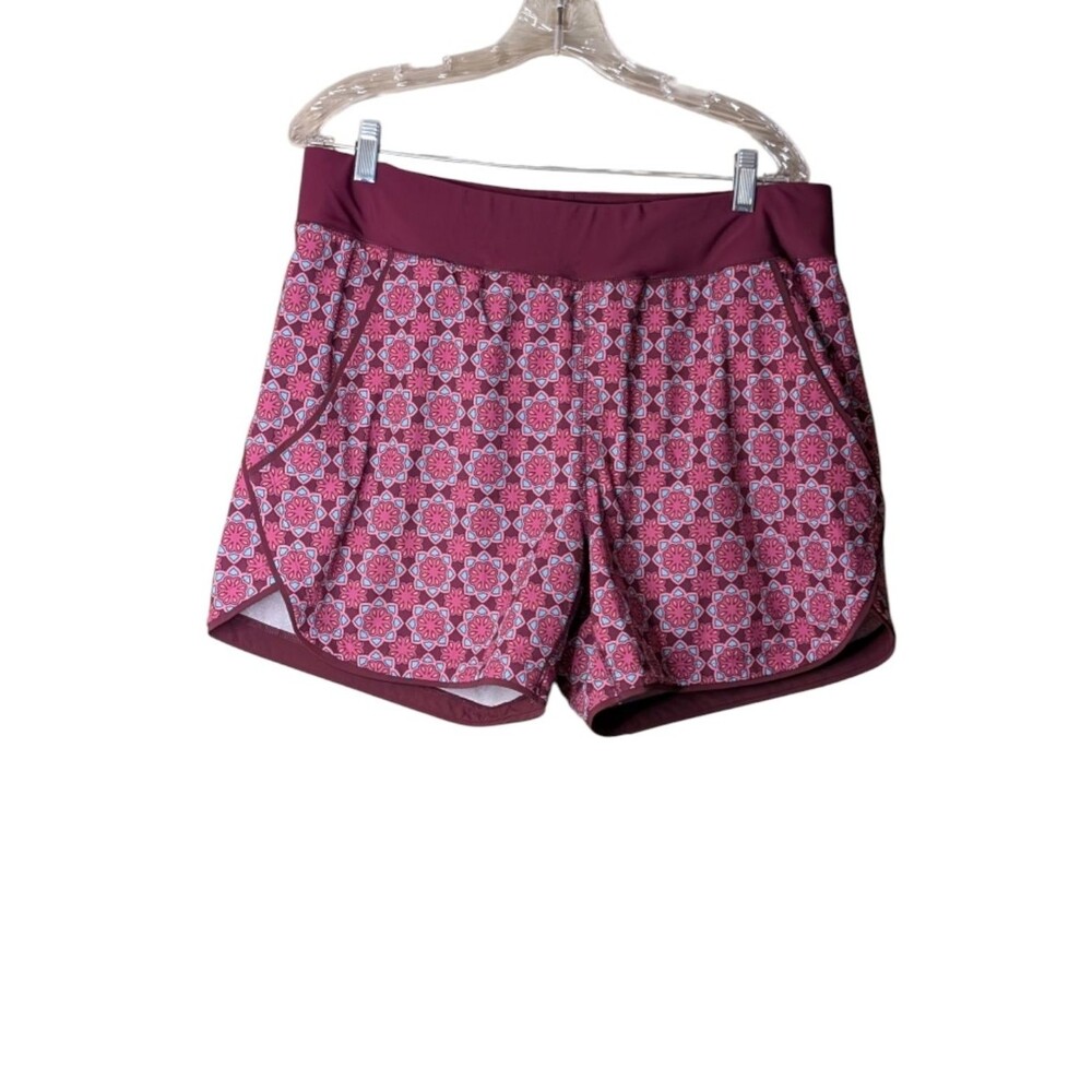 Lands' End Women's Quick Dry Swim Shorts with Panty geometric mandala size 14 - Picture 8 of 8